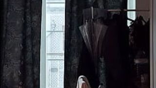 Sexy guy of big dick went to clean the bathroom - porn video