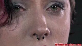 Tit bonded handles cat o nine tails - porn video