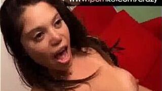 Hot brunette fucked in the Hotel - porn video