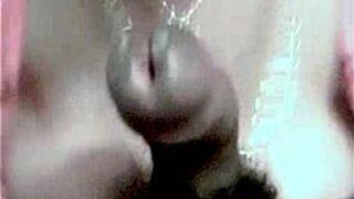 interracial blowjob with great cumshot - porn video