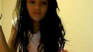 Beautiful latina tits and ass show - porn video