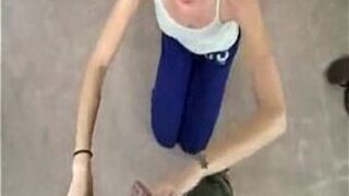 step Brother blackmailed step sister to fuck step dad - porn video