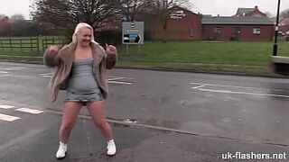 Pissing on the streets is prohibited - porn video