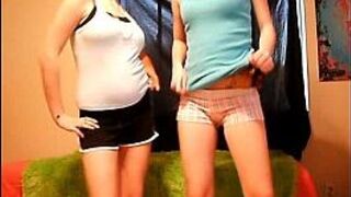 Susan and Tabitha stripping - porn video